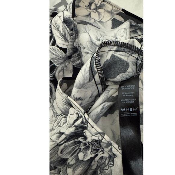 WHBM White House Black Market Floral Feminine Bloomcore Romper Size Small - Picture 6 of 6